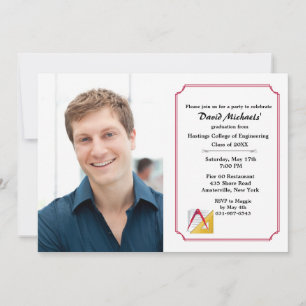 Convites para Graduação de Fotos de Arquitetura e 