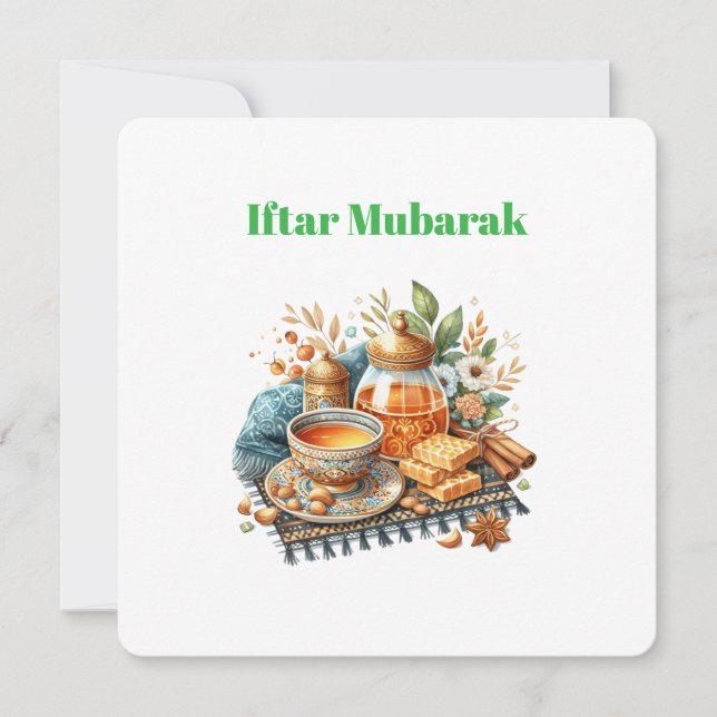 Convites para Jantar de Iftar (Frente)
