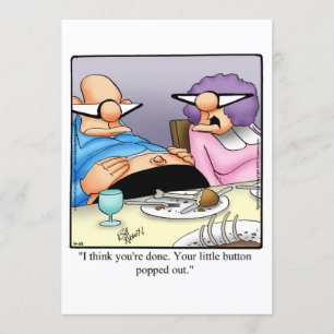 Convites para Janto de Ação de Graças Engraçado