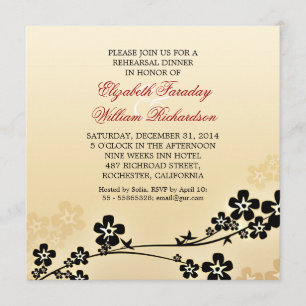 convites para janto de ensaio elegantes de design