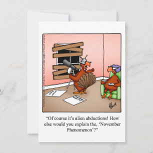 Convites para Janto Humor de Ação de Graças