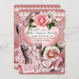 Convites para lingerie e Chá