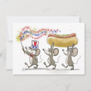 Convites para Mic, Mac & Moe Feliz 4 de julho