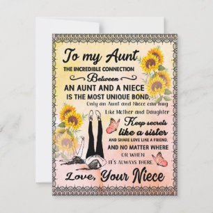 Convites Para Minha Tia Dom, Presente De Girassol Da sobrin