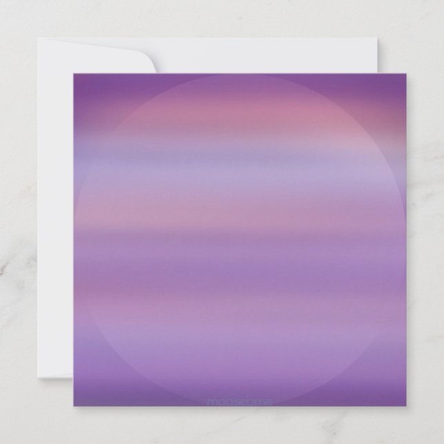 Convites para Mist Roxo (Frente)