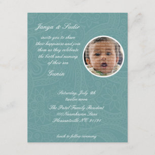 Convites para Nomeação de Bebês Namkaran