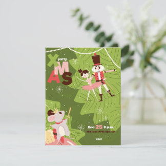 Convites para o almoço de Natal com a Noz