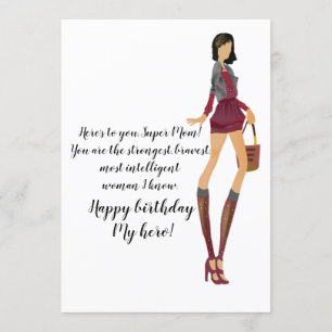 Convites Para o aniversário da mãe