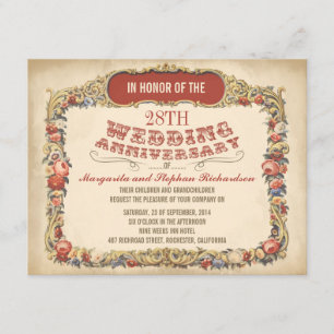 convites para o aniversário floral vitoriano da vi