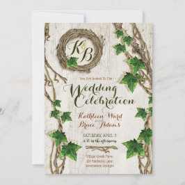 Convites para o casamento de Ivy e Willow - Terra