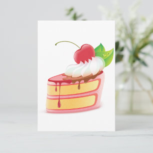 Convites para o deserto de bolos