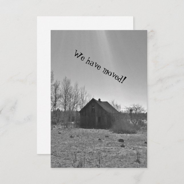 Convites para o lançamento do novo lar (Frente/Verso)