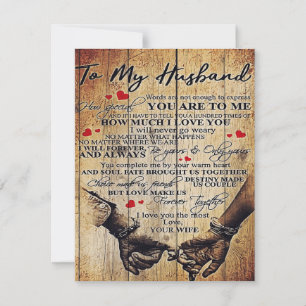 Convites Para o meu marido Design Carta Para Ele Bonito
