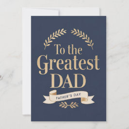 Convites Para o Pai Maior - Placa de Dia de os pais