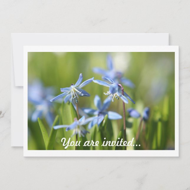 convites para primavera Bulbs (Frente)