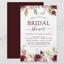 Convites para Primavera de Borgonha do Chá de pane