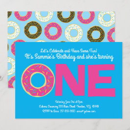 Convites para primeiros aniversarios Coloridos do 