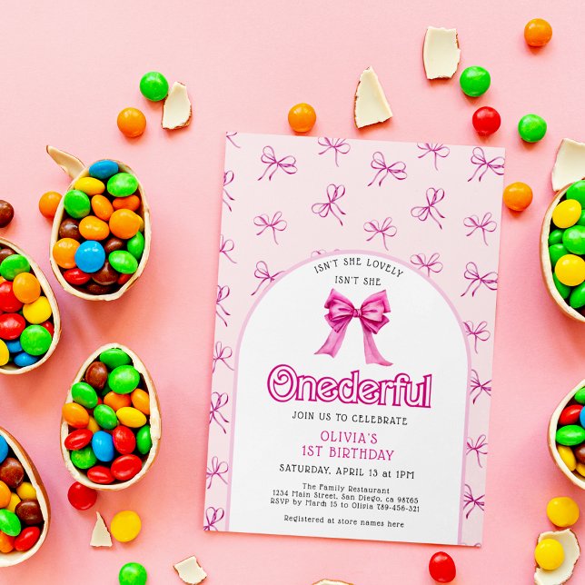 Convites para primeiros aniversarios de arcos (Criador carregado)