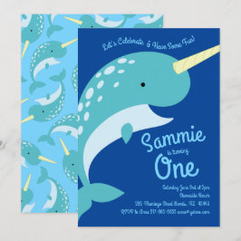 Convites para primeiros aniversarios do Oceano
