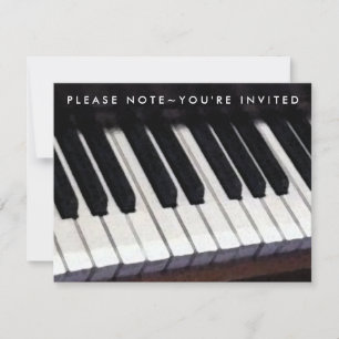 Convites para Recital de Piano
