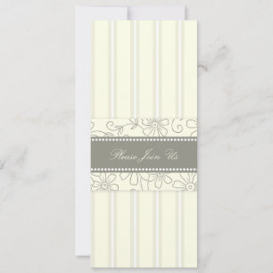 Convites para Renovação de Vow de Casamento Floral