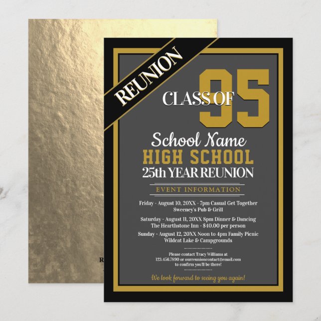 Convites para Reunião de Segundos graus Formais El (Frente/Verso)