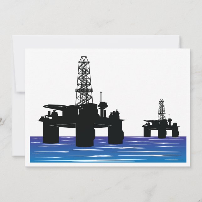 Convites para Rigs de Petróleo (Frente)