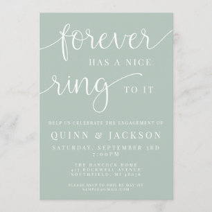Convites Para Sempre Tem Um Bom Anel Para O Noivado Convida