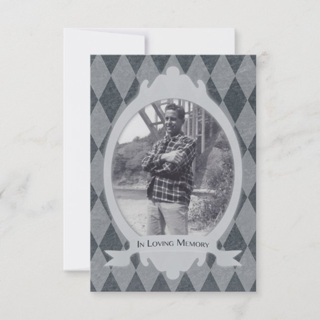 convites para serviço memorial (Frente)