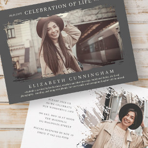 Convites Para sua comemoração da Vida Moderna Foto Simple