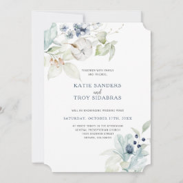 Convites para Tema do Casamento no inverno Elegant