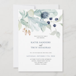 Convites para Tema do Casamento no inverno Elegant