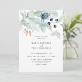 Convites para Tema do Casamento no inverno Elegant