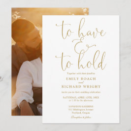 Convites Para Ter E Fazer Foto Dourada De Casamento