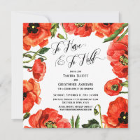 Para Ter e Segurar Poppies Vermelhos