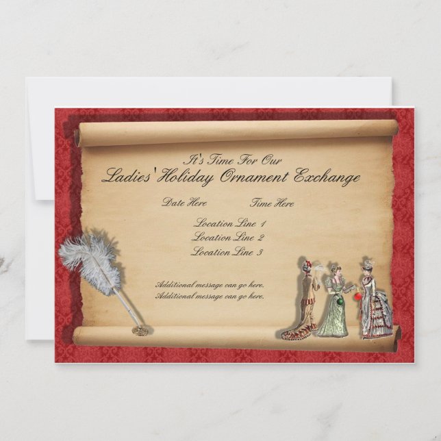 Convites para troca de pedidos de férias (Frente)