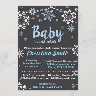 Convites para um bebê de inverno