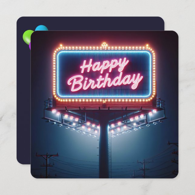 Convites Parabéns! (Frente/Verso)