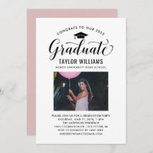 Parabéns a nossa foto de script preto de Formando