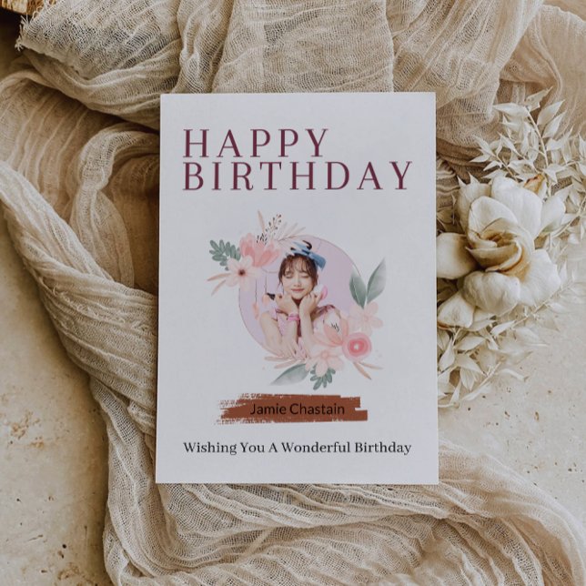 Convites Parabéns a Você no Seu Dia Especial (Cheers to You on Your Special Day Invitation)