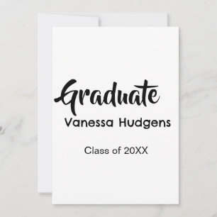 Convites Parabéns ao graduado nome data ano turma universid