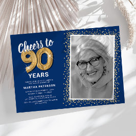 Convites Parabéns aos Noventa Anos Fotografia do 90º Aniver