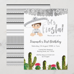 Convites Parabéns do Silver Fiesta Charro