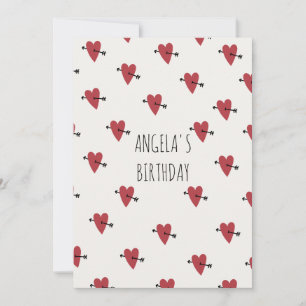 Convites Parabéns dos corações