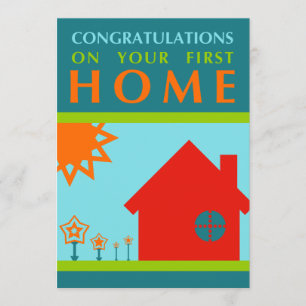 Convites parabéns no seu primeiro home (crayolaShapes)