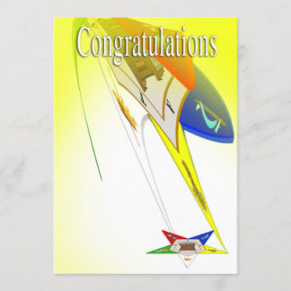 Convites Parabéns OES