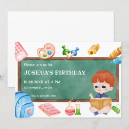 Convites Parabéns para crianças da escola