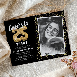 Convites Parabéns pelos 25 anos da foto de Cheers