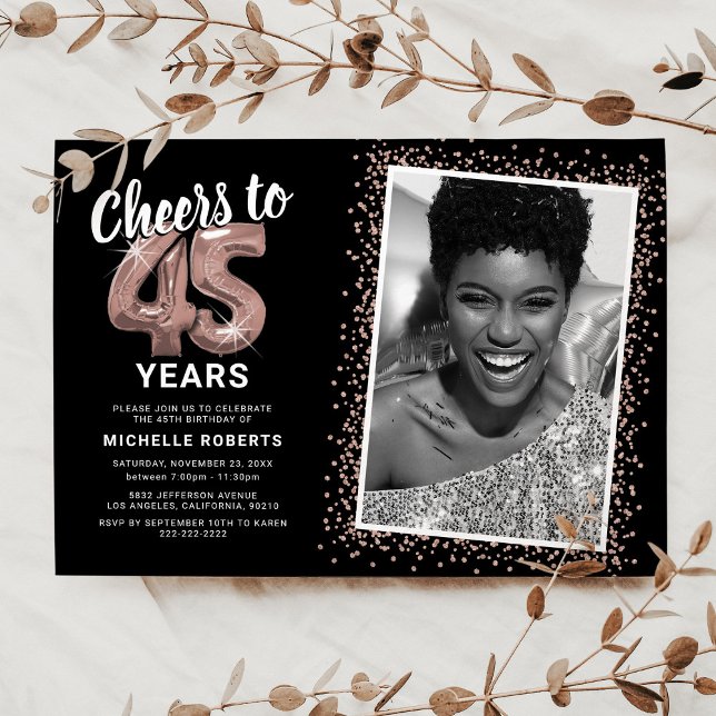 Convites Parabéns pelos 45 anos da série Cheers (Criador carregado)