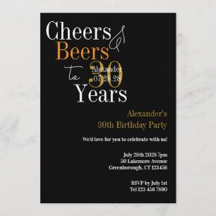 Convites Parabéns Personalizados e Cervejas Aniversário de